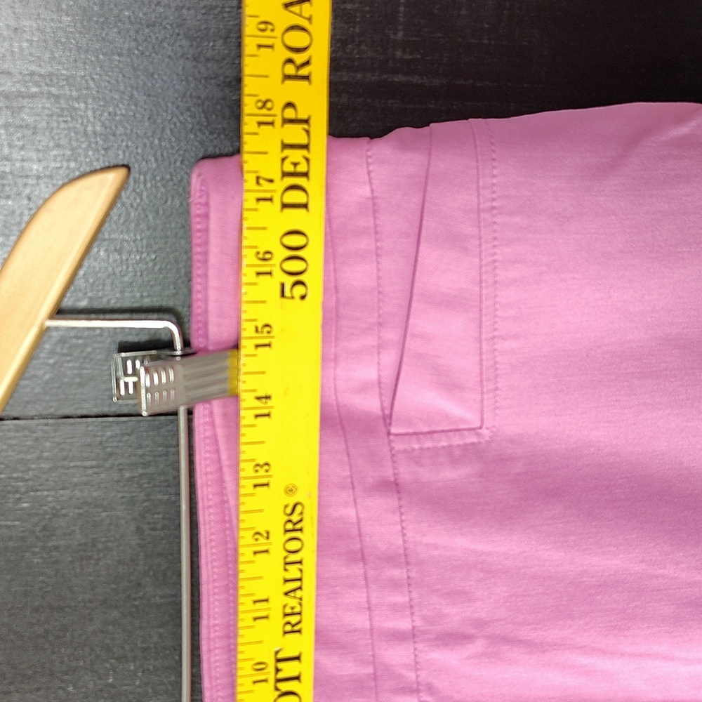 🩷 Zac & Rachel Pink Cropped Capri Pants. Size 14. Excellent Condition. - Picture 5 of 14